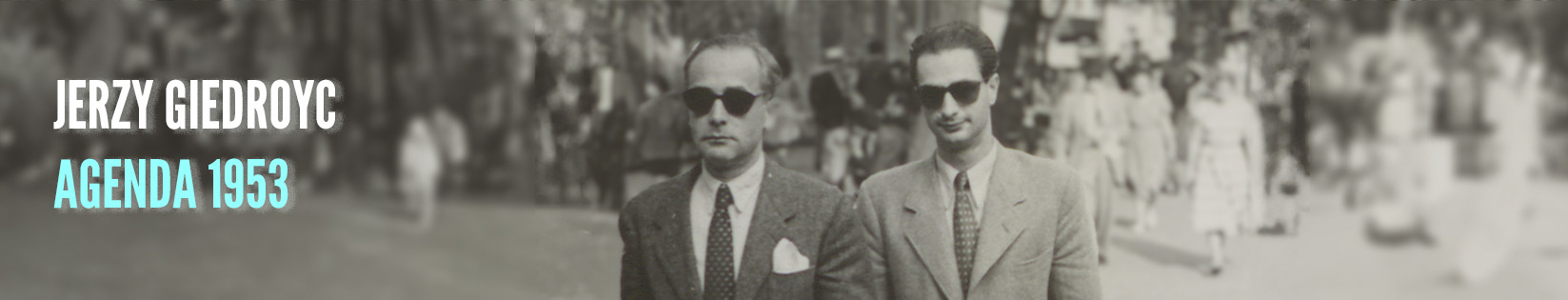[Jerzy Giedroyc. Agenda 1953]
